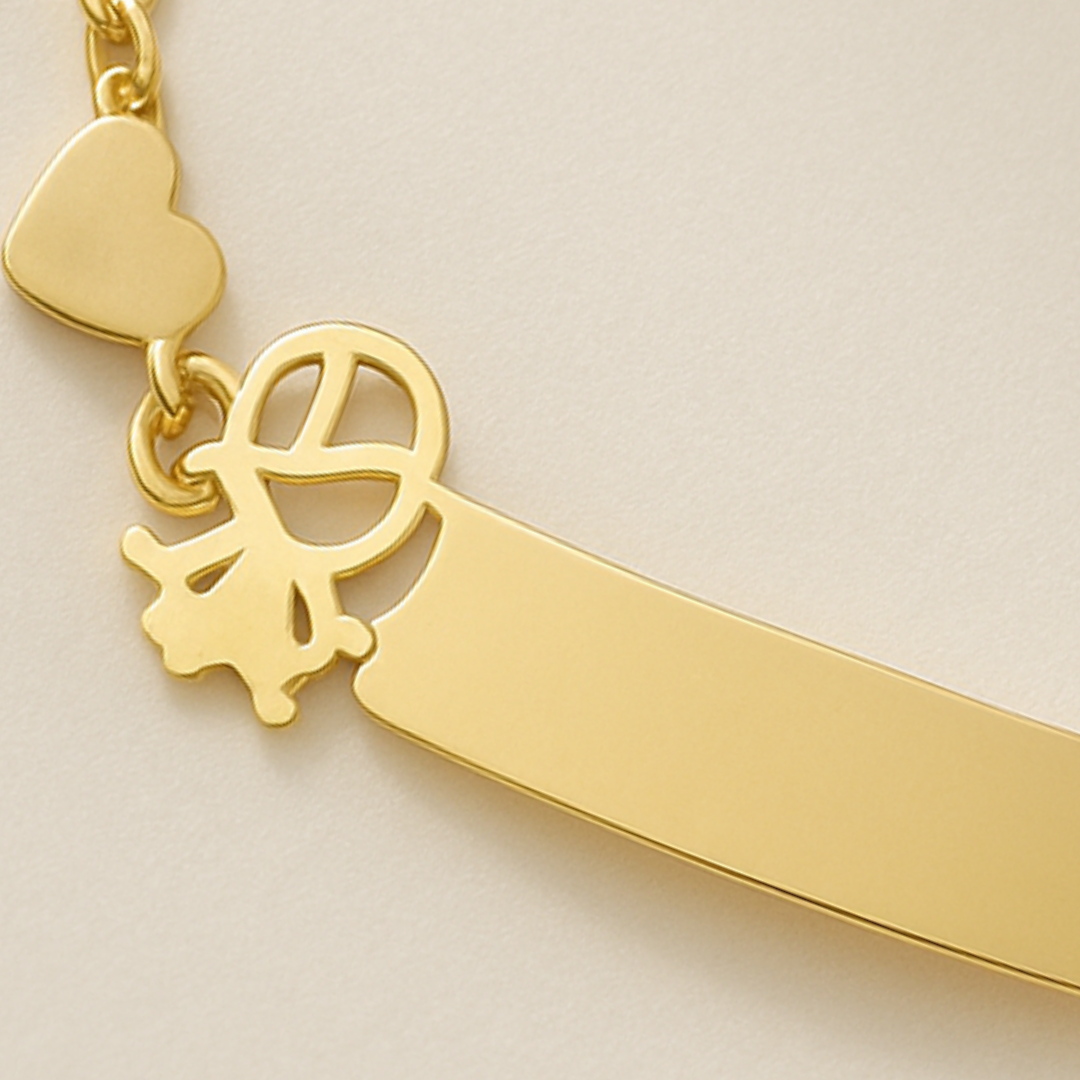 Pulseira Encanto do Príncipe - Banhada a Ouro 18K