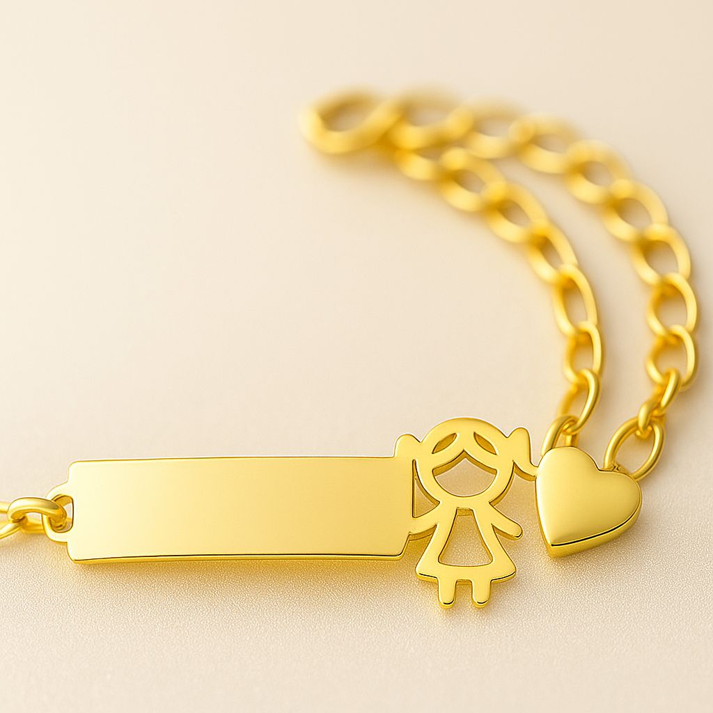 Pulseira Encanto da Princesa - Banhada a Ouro 18K