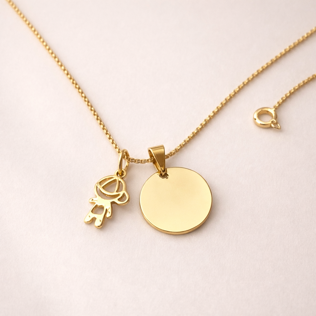 Colar de Mãe – Amor Infinito com Nome do Filho(a)