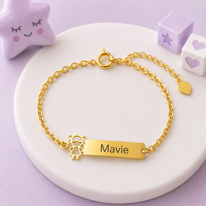 Pulseira Encanto da Princesa - Banhada a Ouro 18K