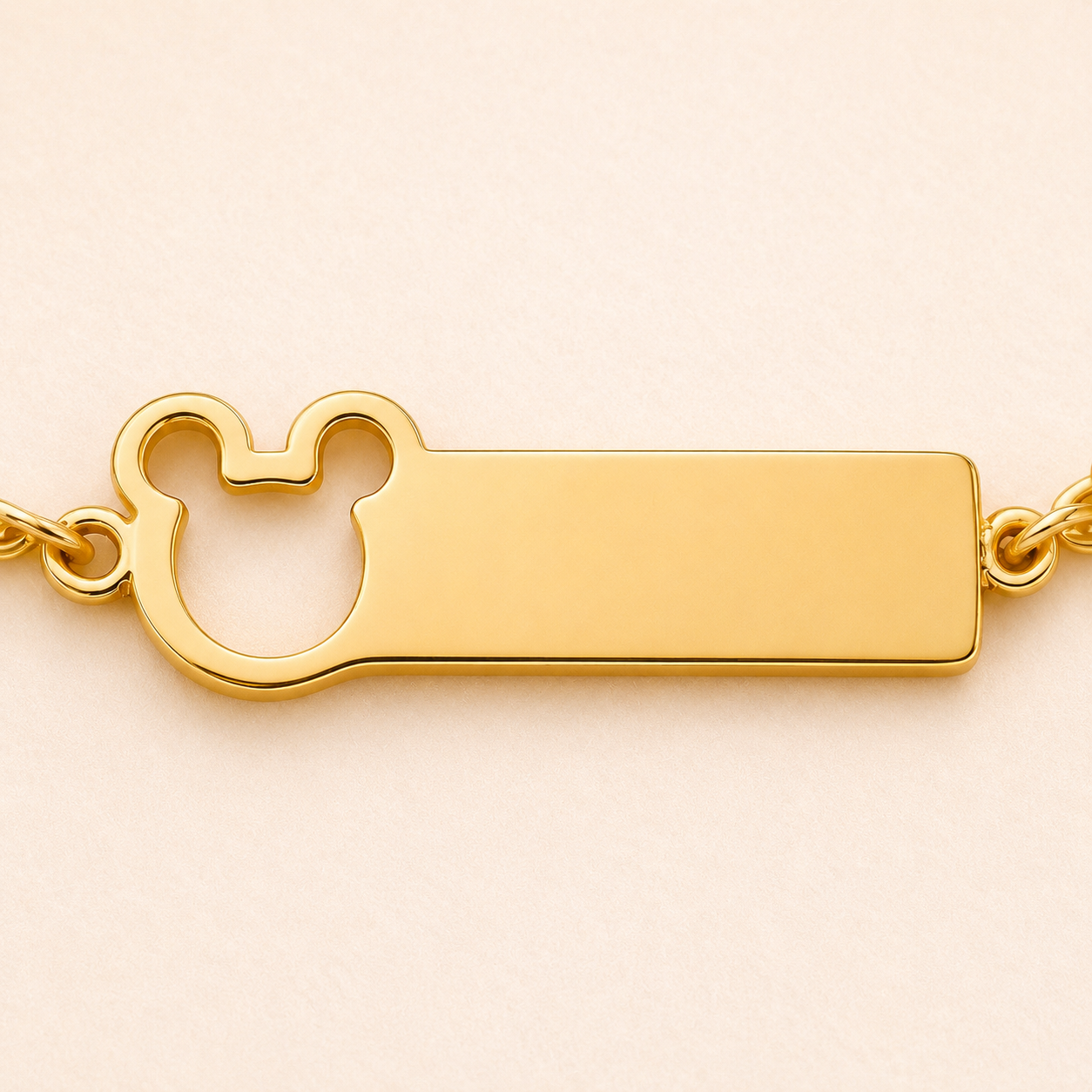 Pulseira Encanto do mickey  - Banhada a Ouro 18K