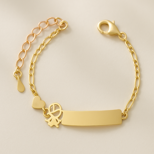 Pulseira Encanto do Príncipe - Banhada a Ouro 18K