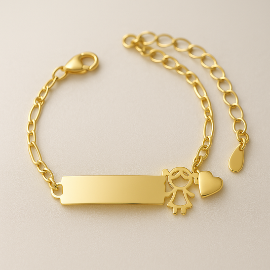 Pulseira Encanto da Princesa - Banhada a Ouro 18K